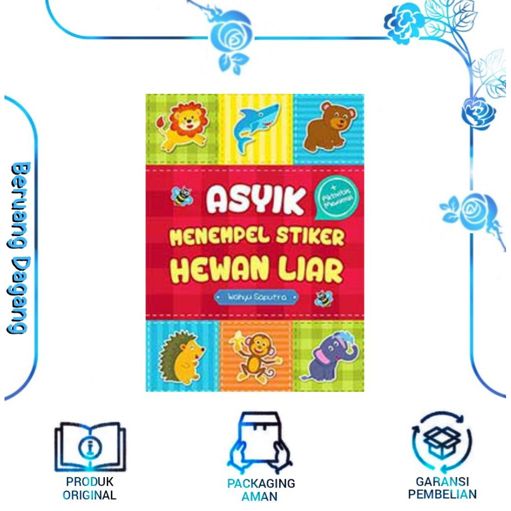 Buku ASYIK MENEMPEL STIKER HEWAN LIAR