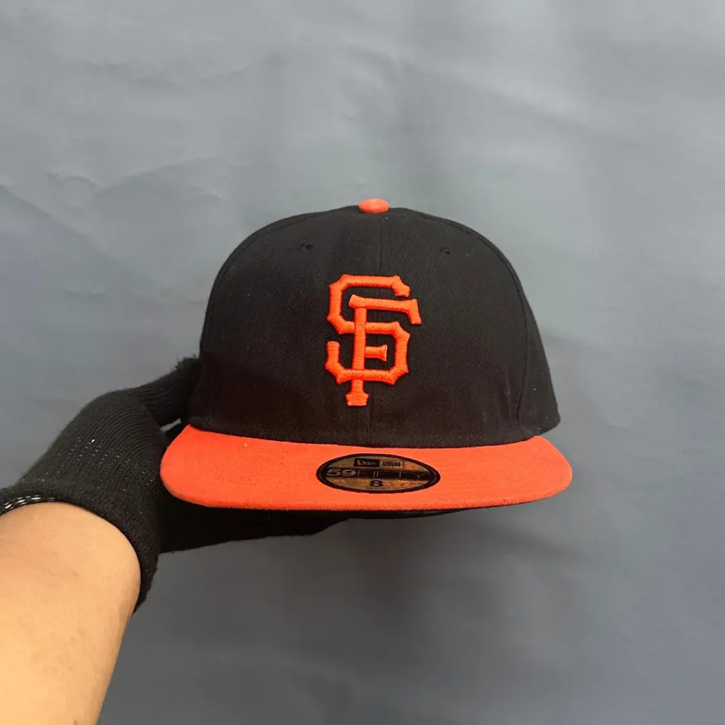 N E W E R A - Topi Fitted Cap Unisex Pria Wanita MLB - SAN FRANSISCO GIANTS Two Tone