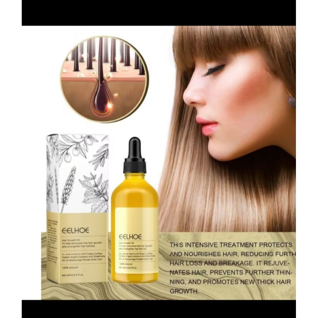 EELHOE penumbuh rambut mengatasi kerontokan, memperbaiki rambut