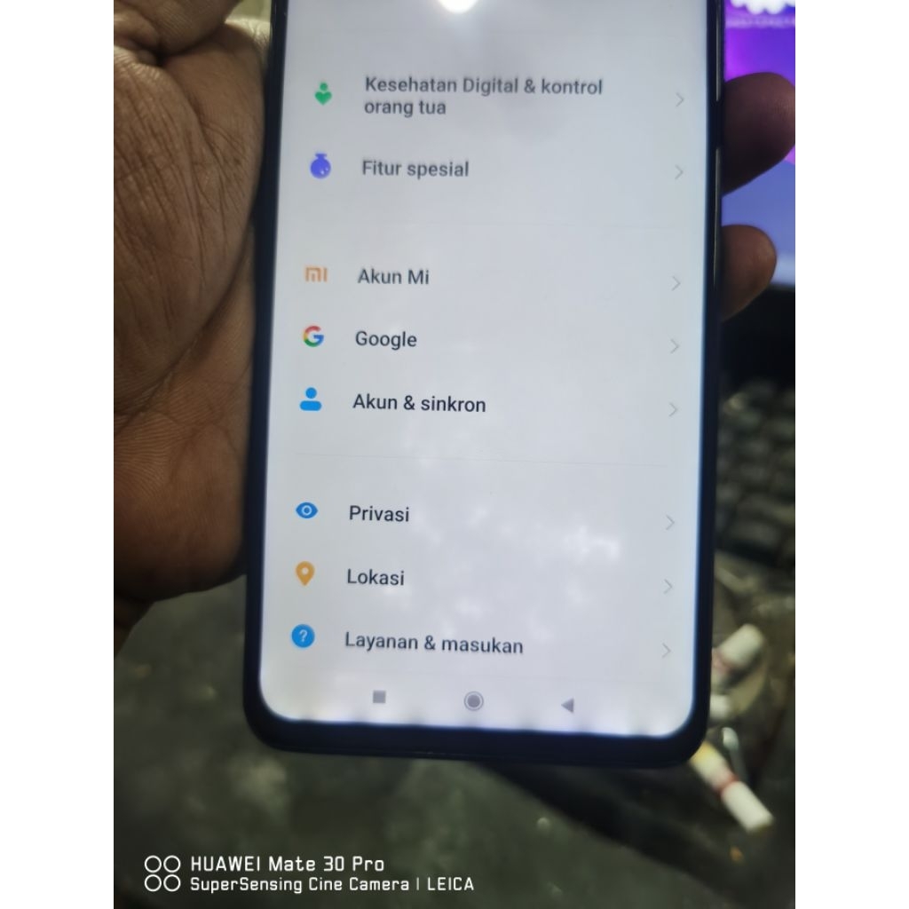 lcd poco x3 pro x3 nfc minus ada flek putih cek foto