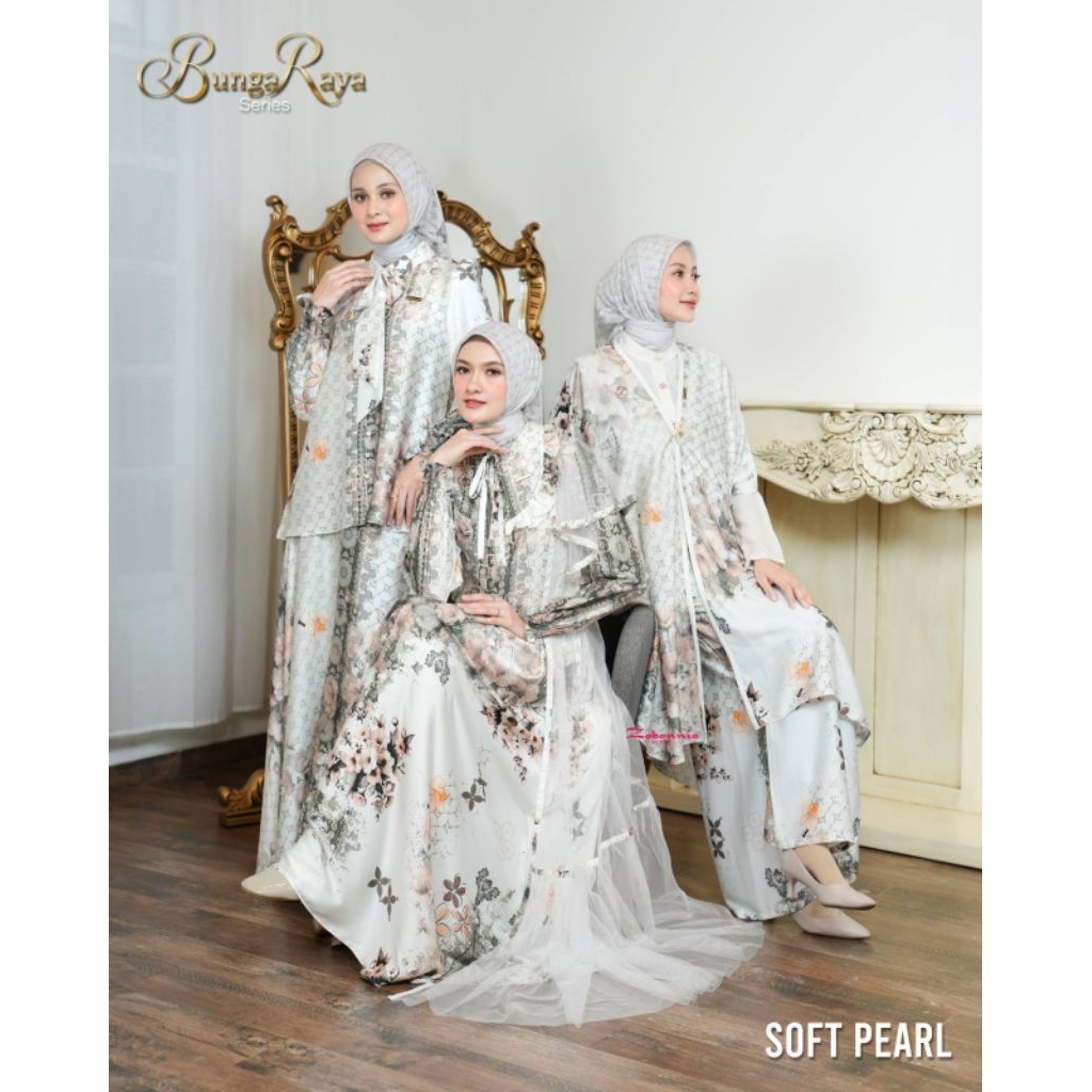 SARIMBIT BUNGA RAYA BY ZABANNIA ORIGINAL| DRESS TERBARU TERMURAH | DRESS MOTIF KEKINIAN | GAMIS TERM