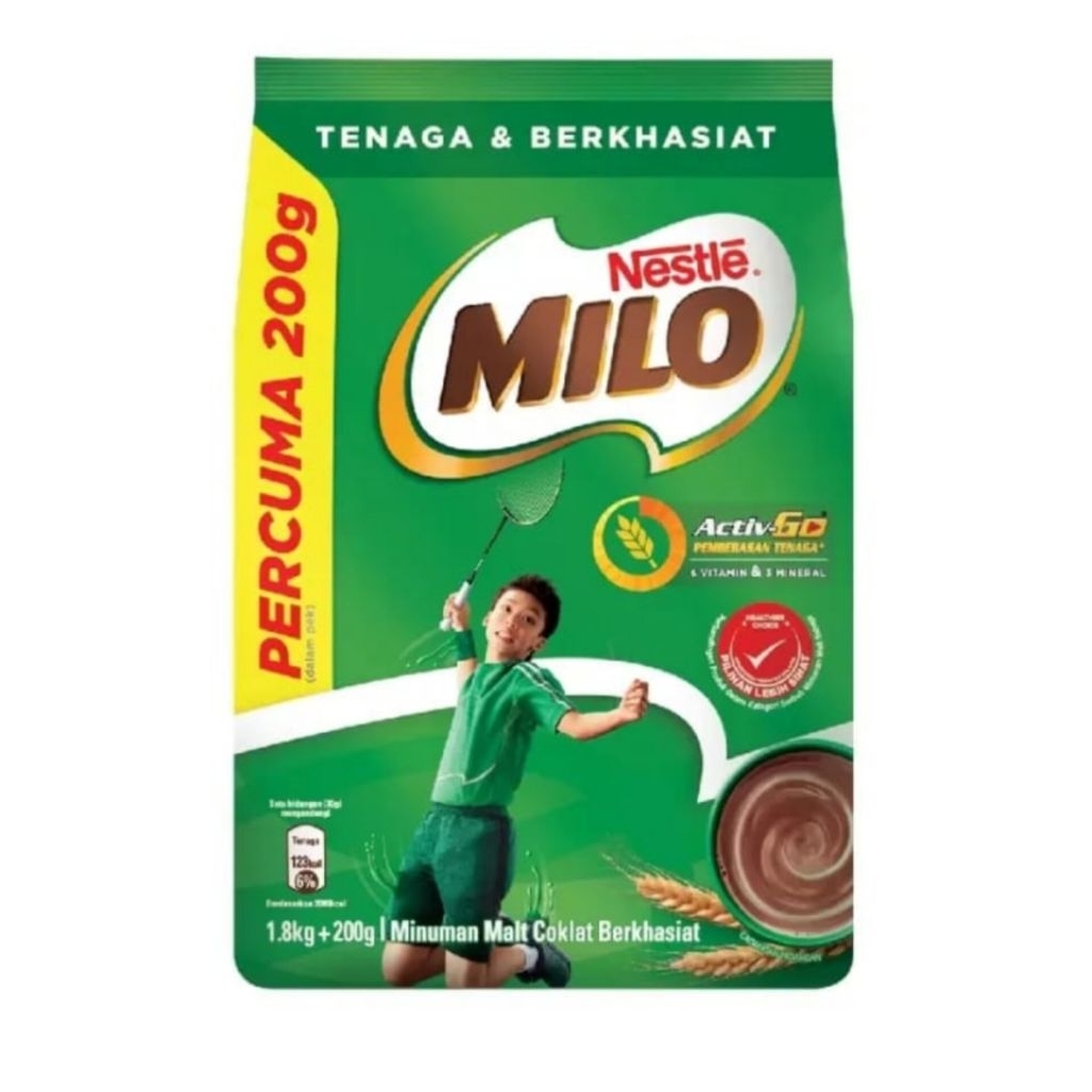 

NESTLE MILO Activ-Go Original Bubuk Coklat Import (2kg)