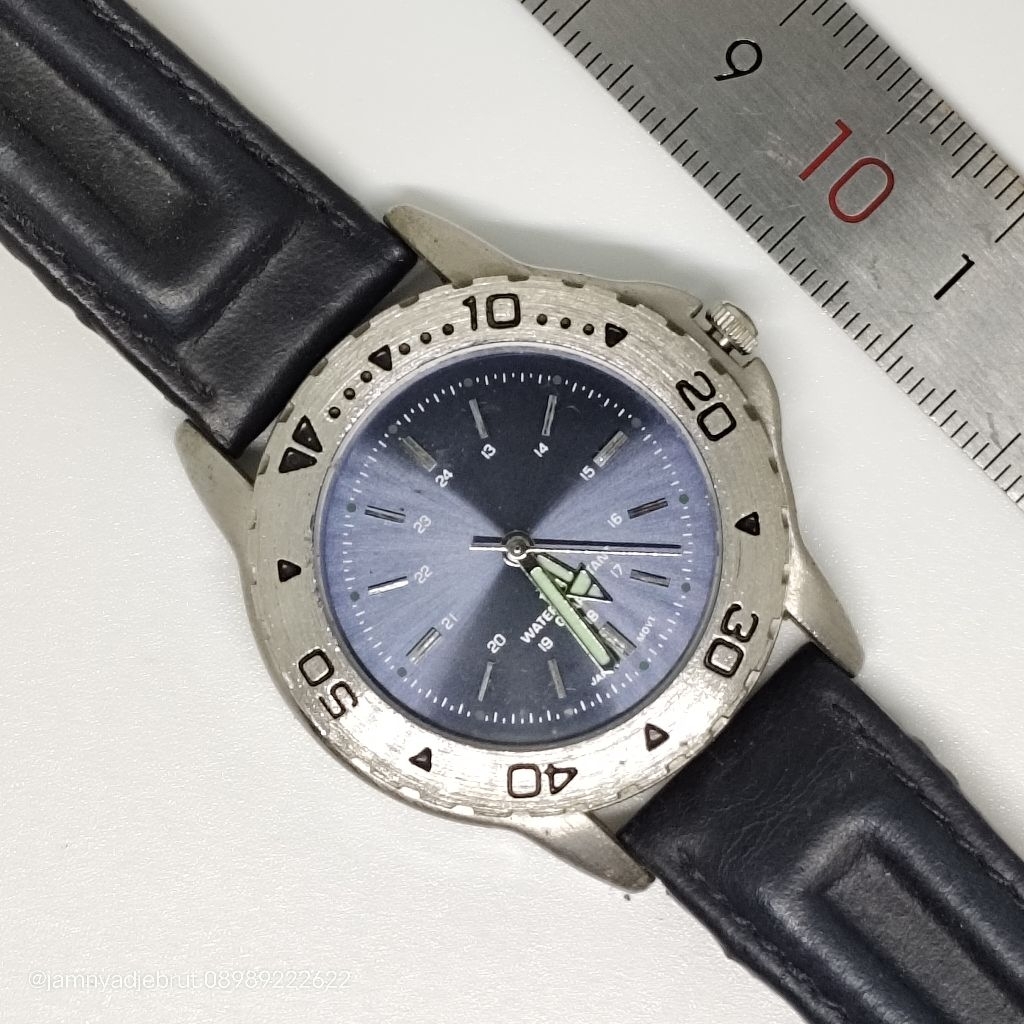 Jam Diver Mobile Lifestyle Blue Dial Vintage Bekas