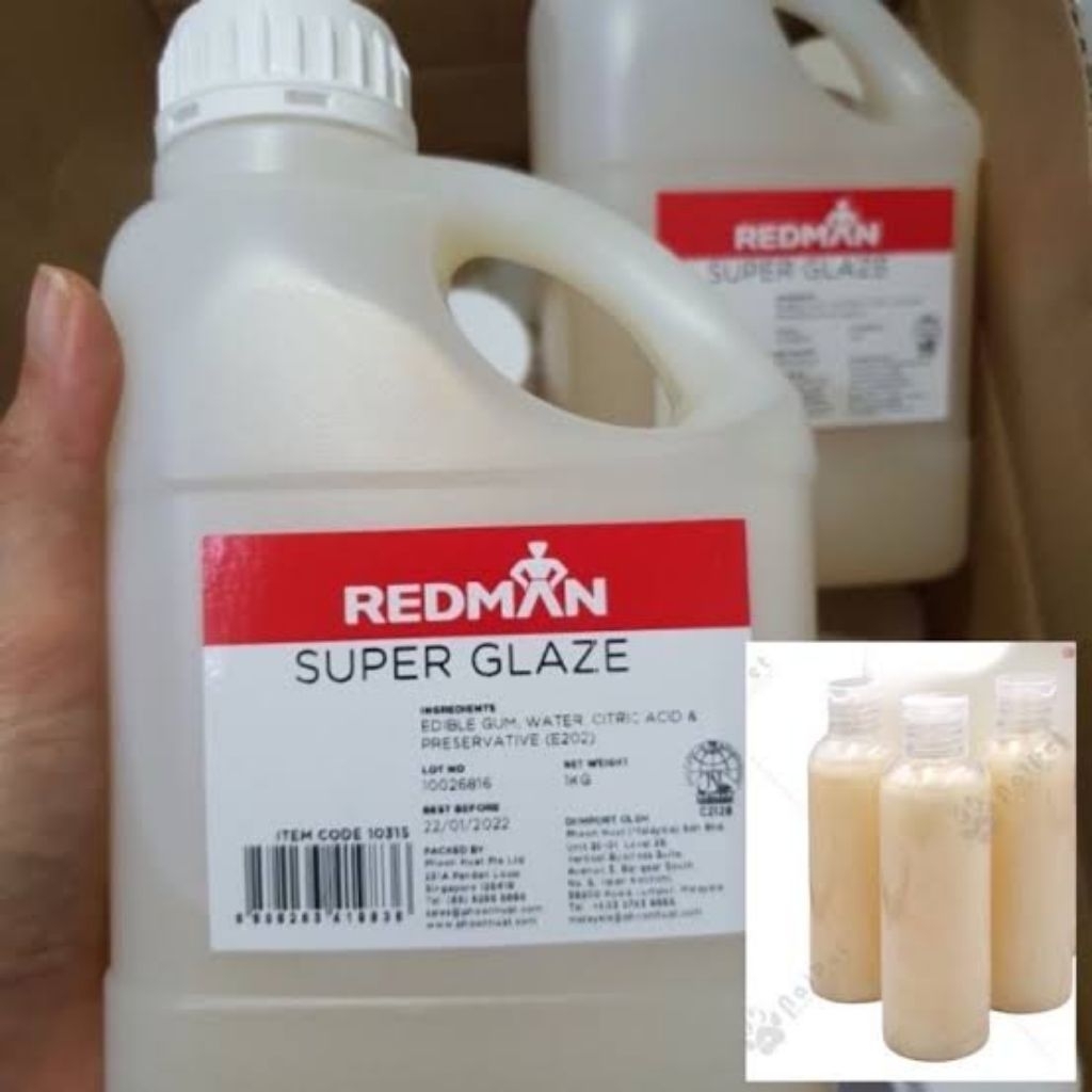 

Redman Super Glaze Glazing Liquid Pastry Mooncake Kemasan Repack 100gr
