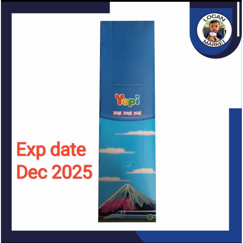 

Permen Yupi Zugi Zagi Zug Box Isi 12 Pcs | exp Des 2025