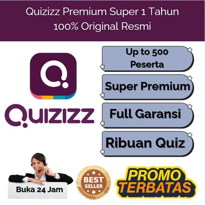 Quizizz Super Premium 1 Tahun Bergaransi