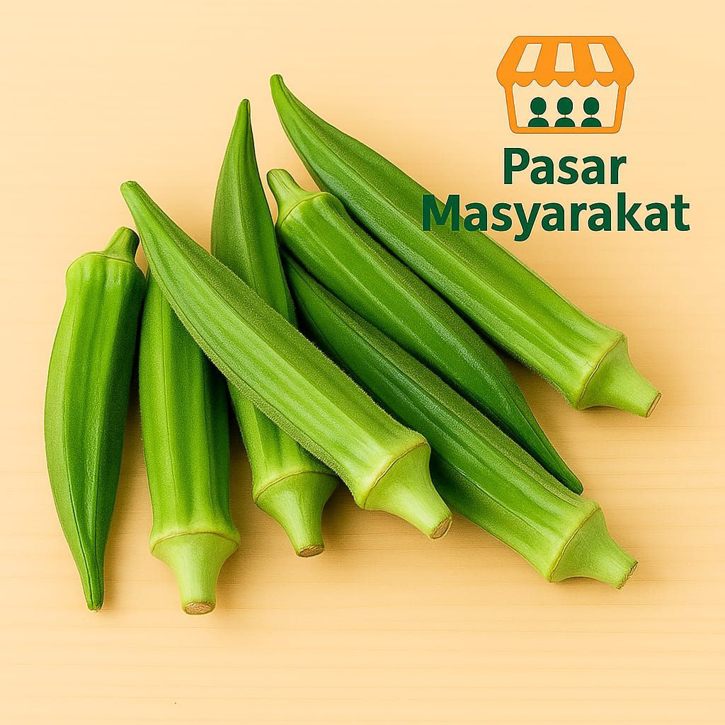

Sayur Okra Hijau Segar 150 Gram Pasar.Masyarakat