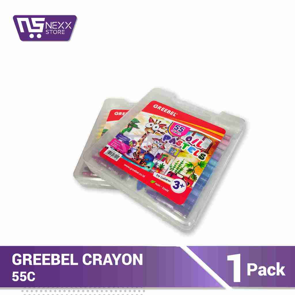 

Greebel Krayon KIDS OIL PASTEL – 55 Warna