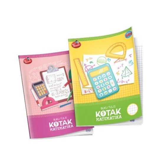 

1 Pack Buku Kotak Matematika sidu (berpetak) 38 lembar