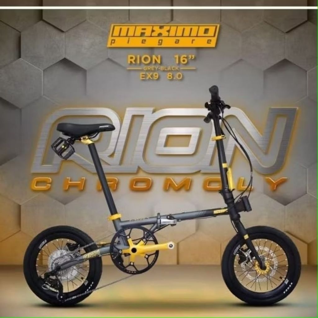 SEPEDA LIPAT 16 MAXIMO EX9 REM HIDROLIK