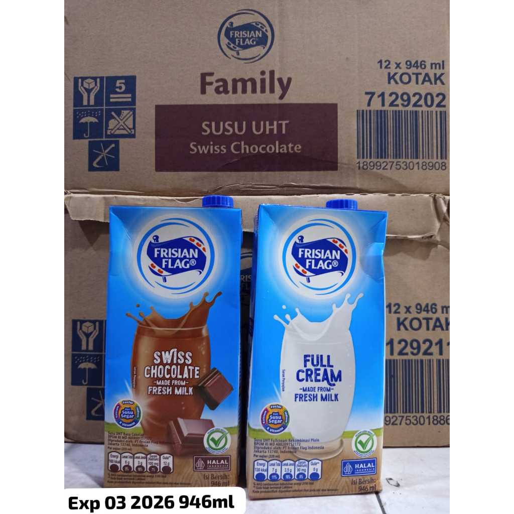 

FRISIAN FLAG UHT FULL CREAM 946 ML SUSU TERMURAH