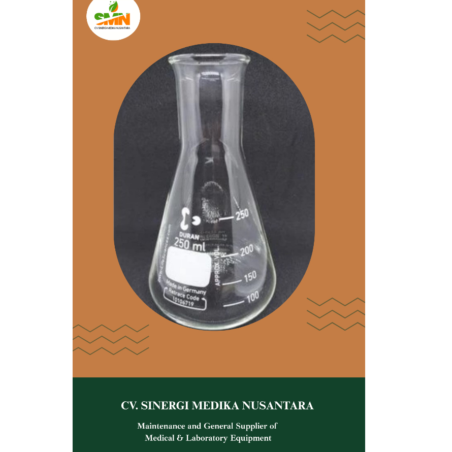 Erlenmeyer 250 ml Merk Duran