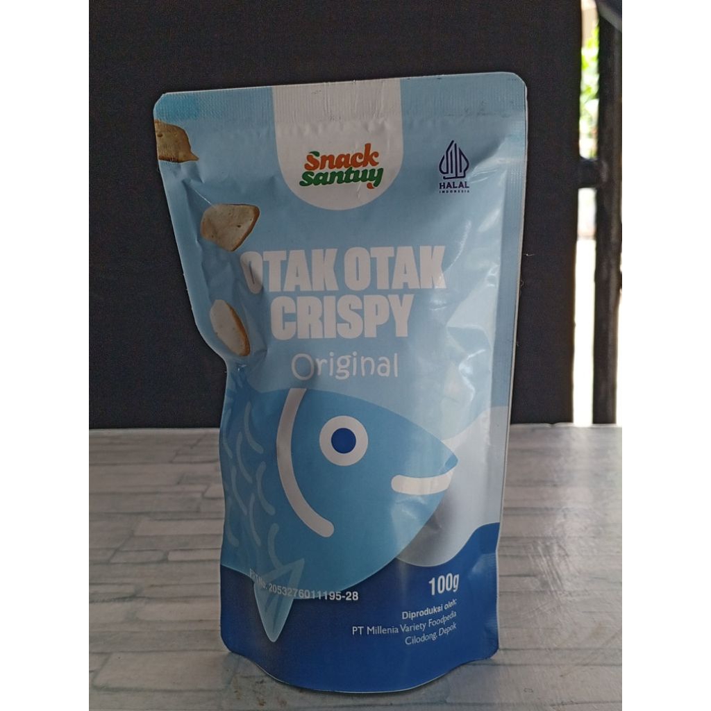 

SNACK SANTUY Keripik Otak otak crispy original