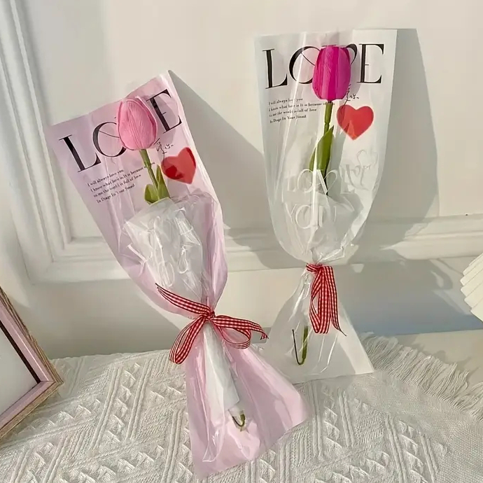 

[20lembar] Plastik Bunga / Kertas Bucket Bunga [Tidak Termasuk Bunga dan Pita] Kertas Buket Bunga Flower Wrapping