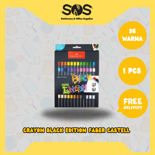 

Crayon Black Edition Faber Castell 36 warna 1 pcs