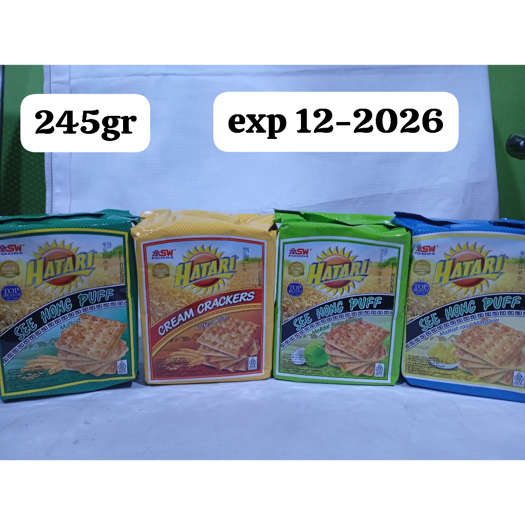 

Hatari crackers see hong puff - netto 245gr