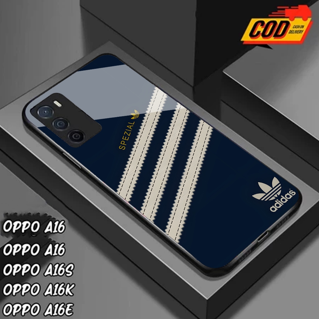 Case OPPO A16 A16S A16K A16E  Santa Case [ ADIDAS ] Case Hp Glossy Casing Hardcase Softcase Bisa cod
