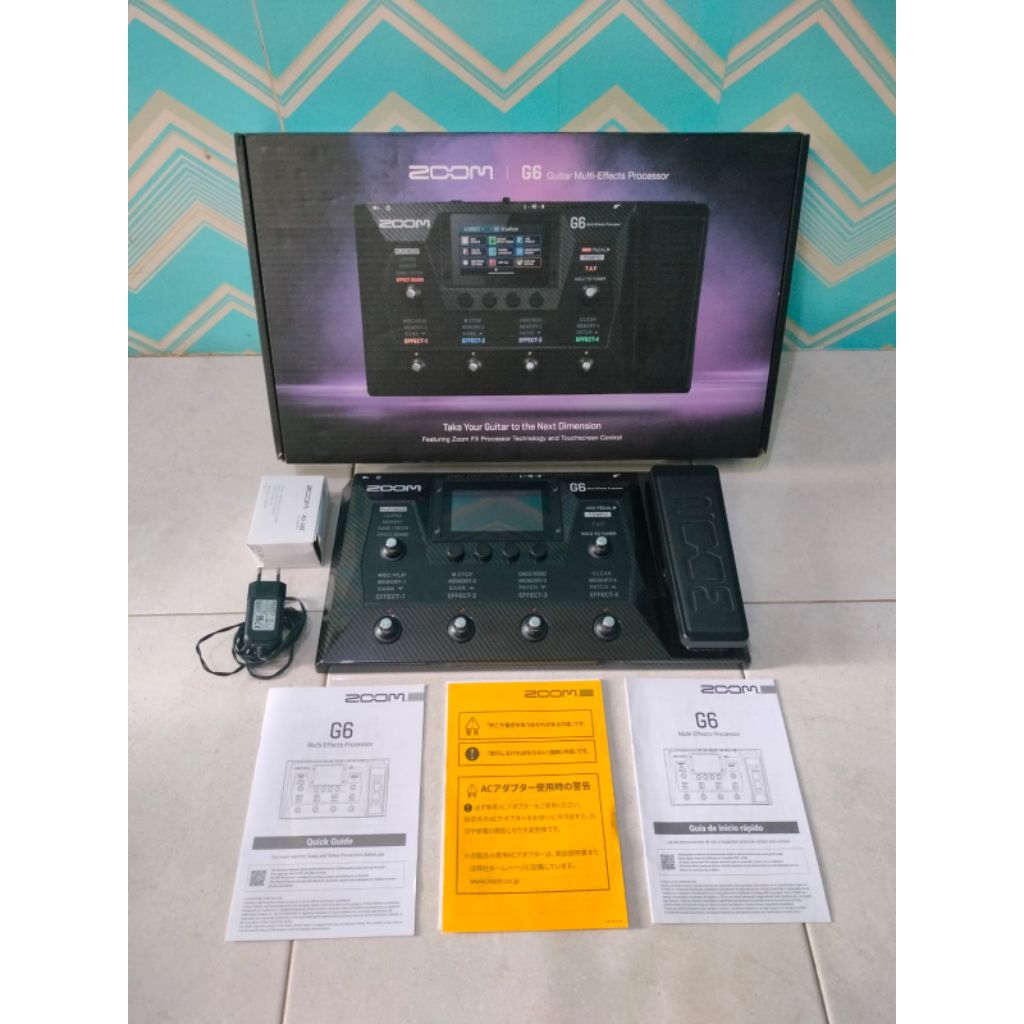 Effect gitar zoom G6 second