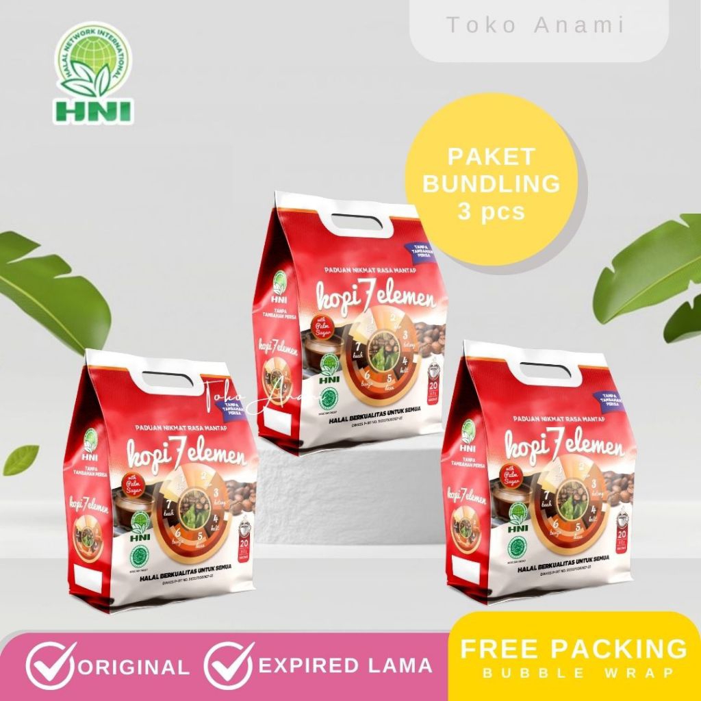 

Bundling 3 pcs Sevel Kopi 7 Elemen