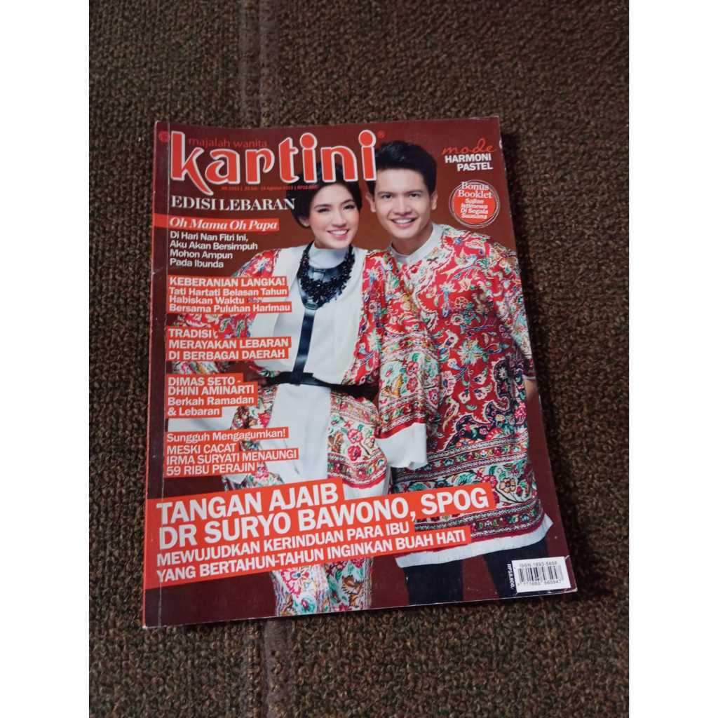 Majalah Kartini edisi Lebaran agustus 2013 Dhini Aminarti