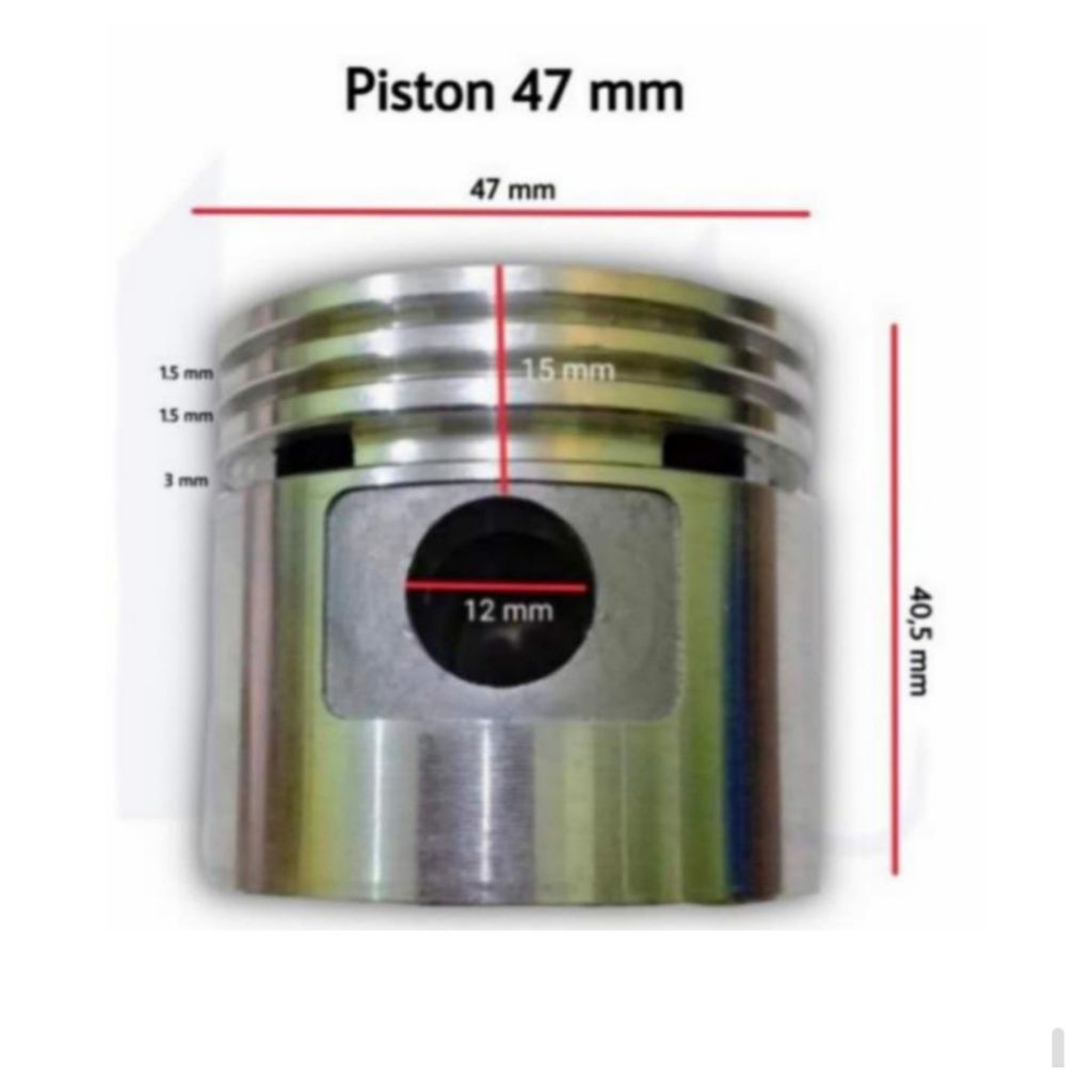 PISTON 47 mm  COMPRESSOR ANGIN