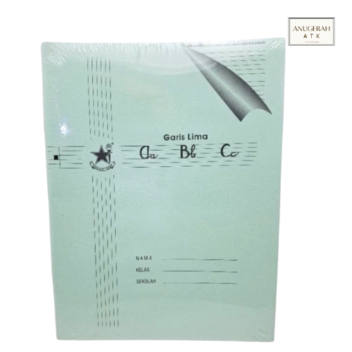 

Buku Tulis Garis 5 Bintang Obor Isi 38 Lembar