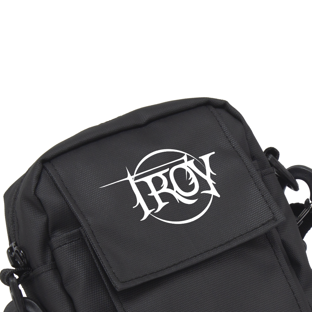 Troy Company Mini Sling Bag Black Kagbe - Tas Selempang Hitam SB 3259