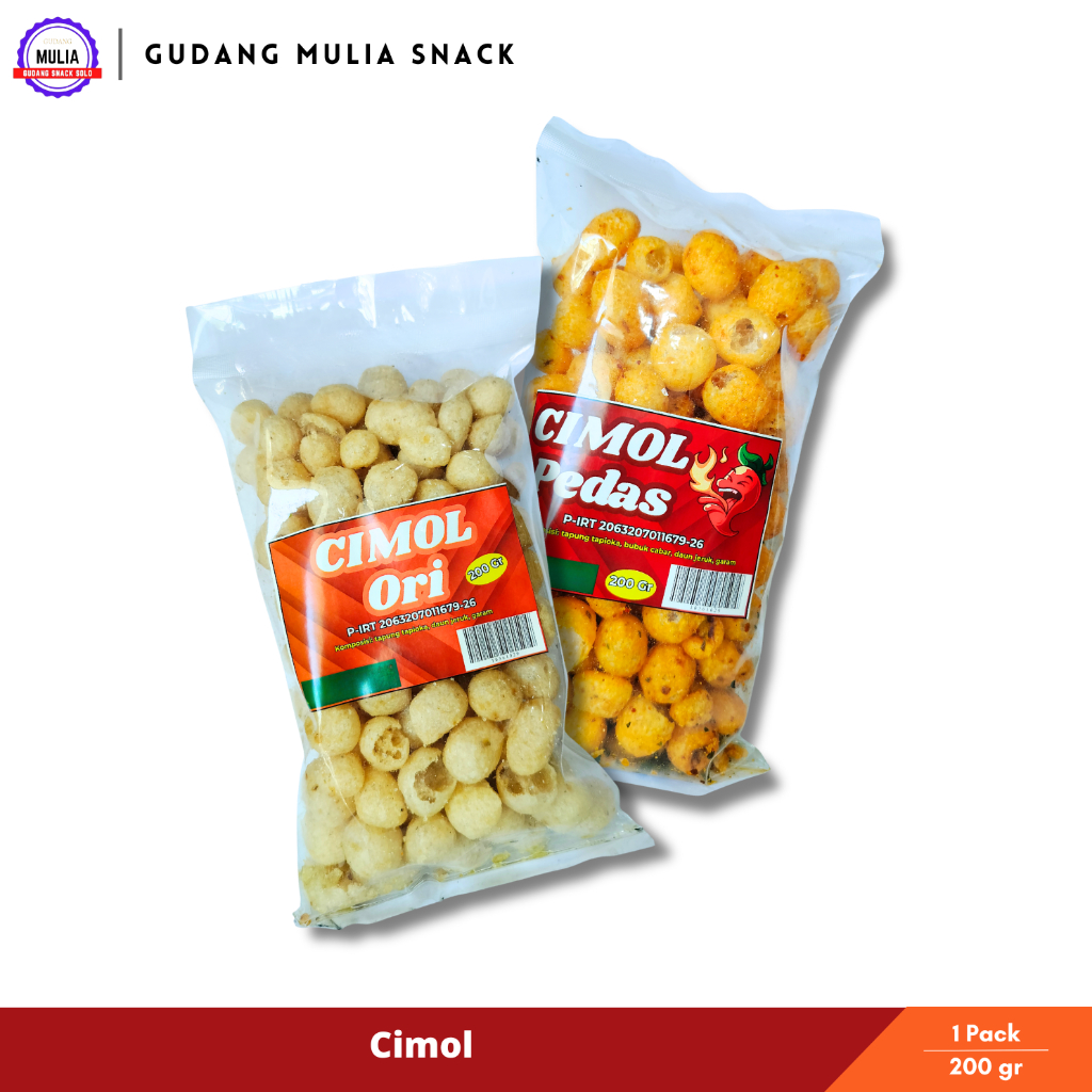 

Cimol Crispy Original & Pedas