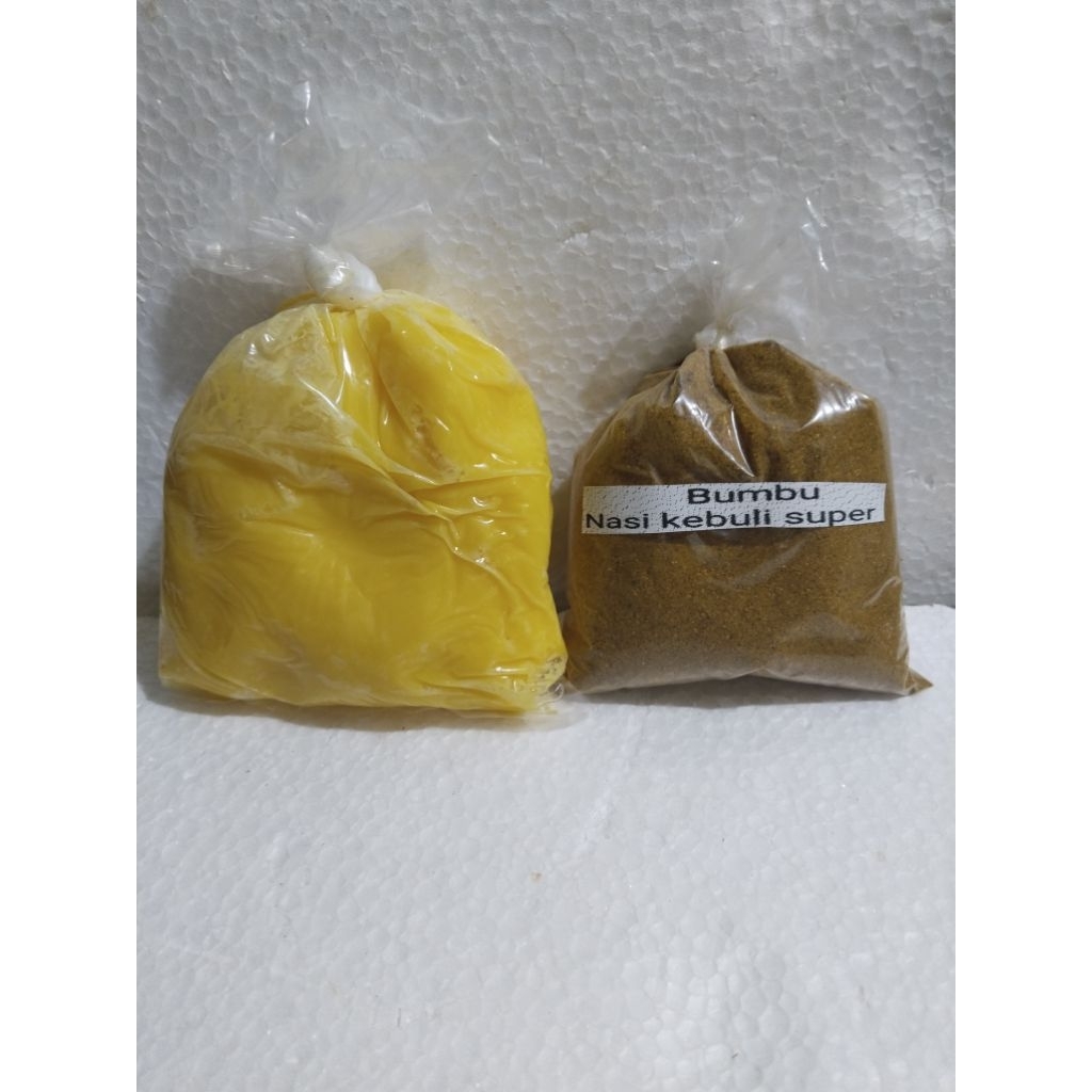 

bumbu nasi kebuli 100grm + minyak samin 250grm