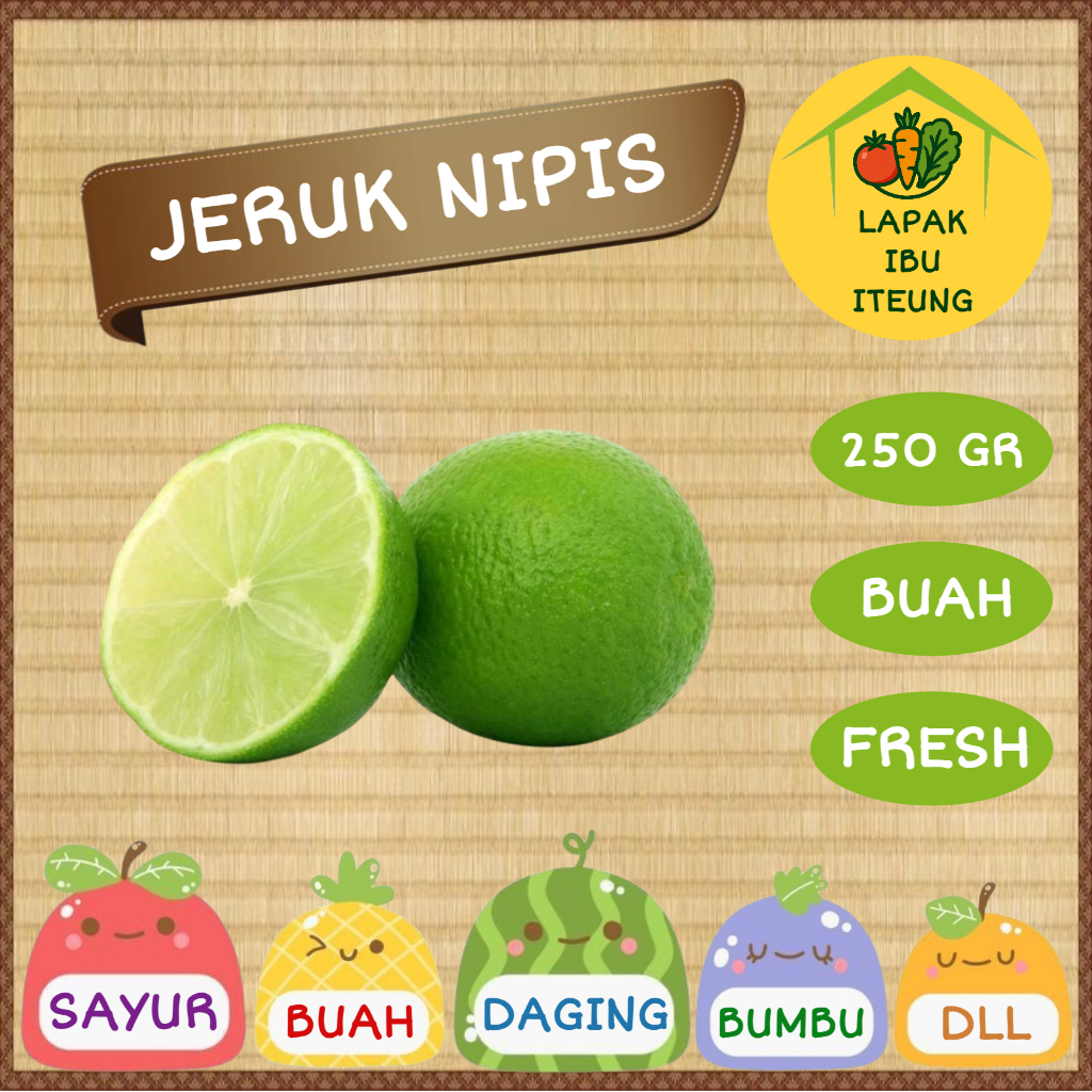 

JERUK NIPIS INSTAN BANDUNG 1/4KG 250GR SEGAR FRESH SAYUR SAYURAN PASAR