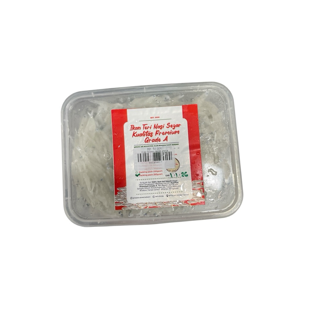 

IKAN TERI NASI SEGAR KUALITAS PREMIUM GRADE A