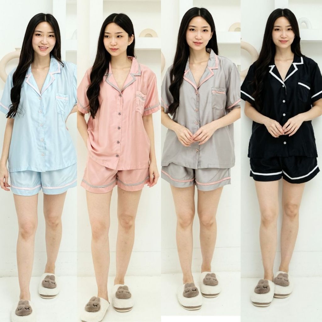 Cielyn Signature | Premium Silk | Payton  | Piyama Wanita Dewasa Set