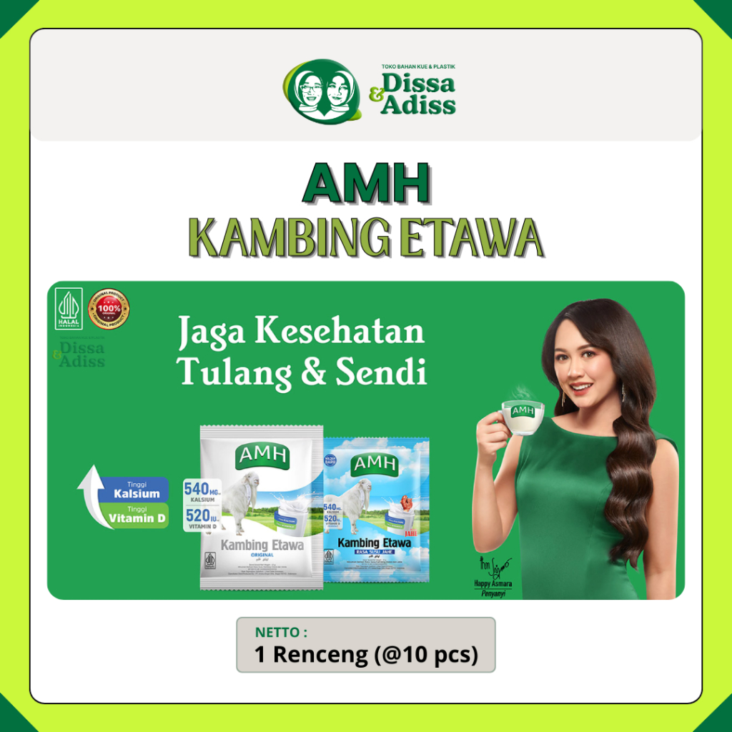 

Susu Kambing Etawa AMH | Susu Etawa AMH Original Per Box 10 Sachet - Tobaqdissa