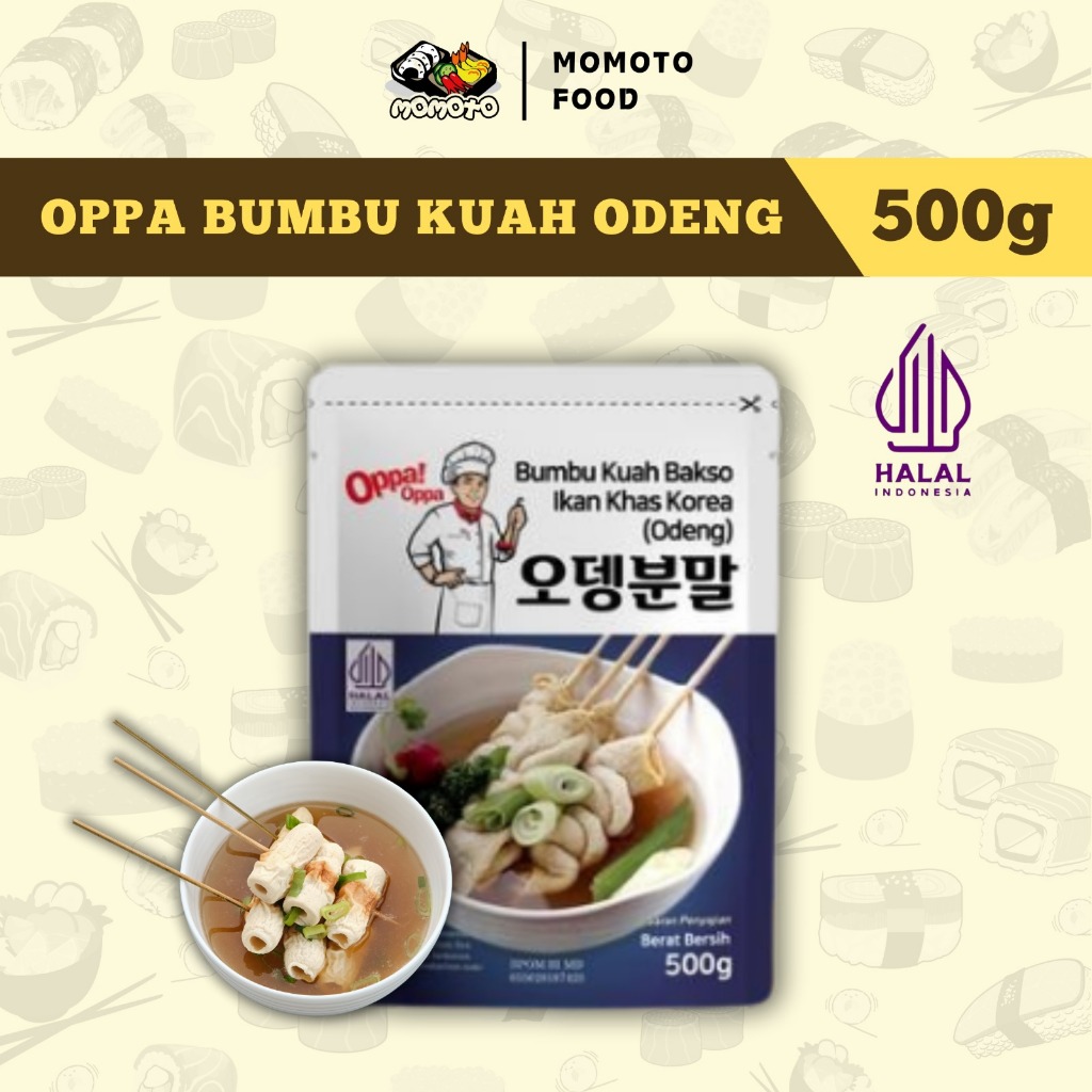 

Bumbu Kuah Odeng Korea Grosir OPPA 500 gram Kuah Bakso Ikan HALAL