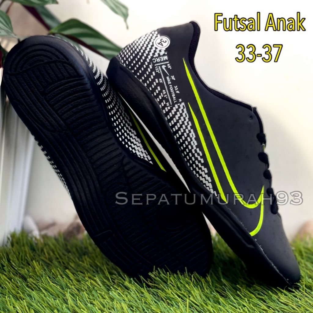 SEPATU FUTSAL ANAK ANAK LAKI LAKI / SEPATU FUTSAL ANAK JUNIOR ( BISA COD ) Futsal Sd SMP ukuran 33 3
