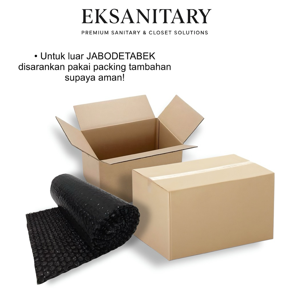 

Packing tambahan buble wrap + dus