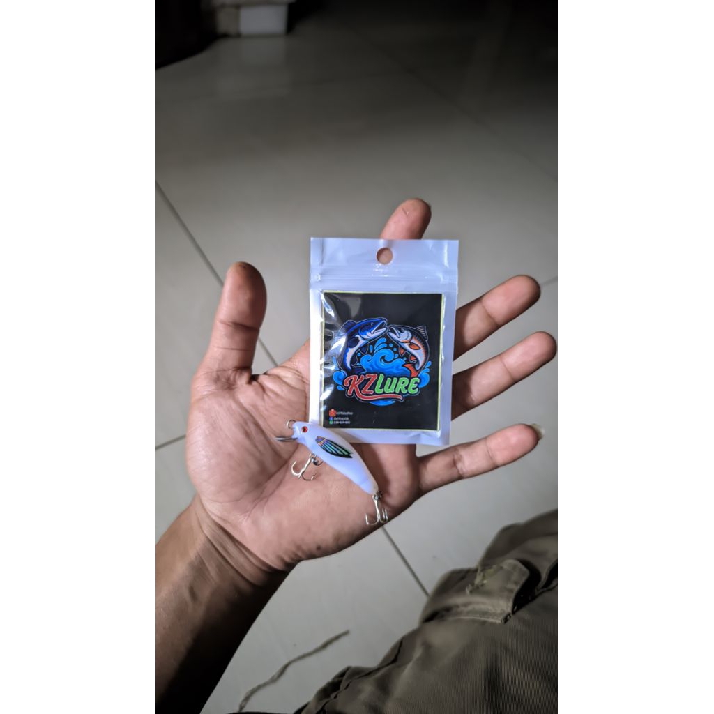 Umpan Casting ikan predator air tawar minnow Glue Stick 5cm 5gr,cocok untuk casting ikan predator ai