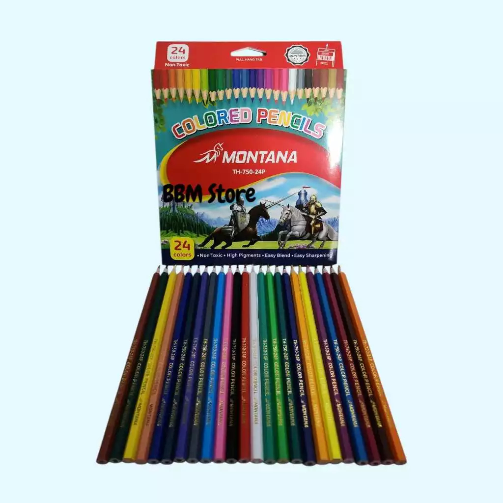 

Pensil Warna Panjang Montana 24 Warna / Colour Pencil TH750-240P