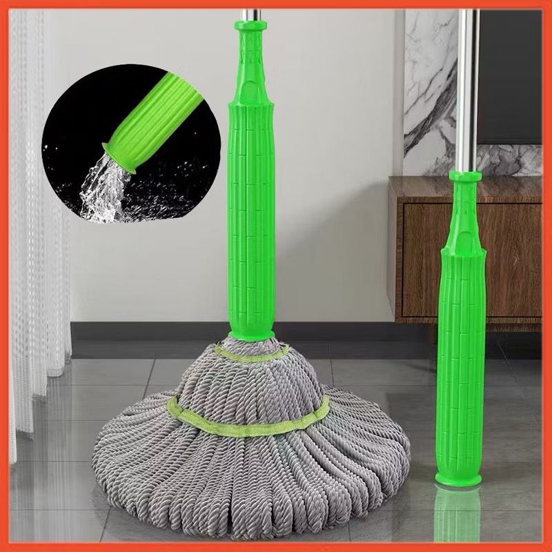 * MKA * Alat Pel Putar Air Peras Serat Bambu / Alat Kain Pel Lantai Peras Otomatis Untuk Membersihka