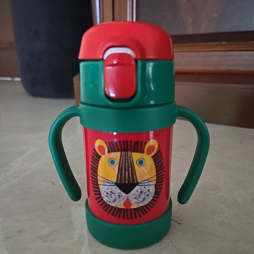 《PRELOVED》TIGER stainless thermos water bottle for kids