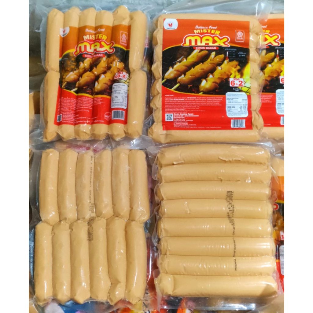 

SOSIS BAKAR MISTER MAX VARIAN SEDANG ISI 12 DAN JUMBO ISI 8