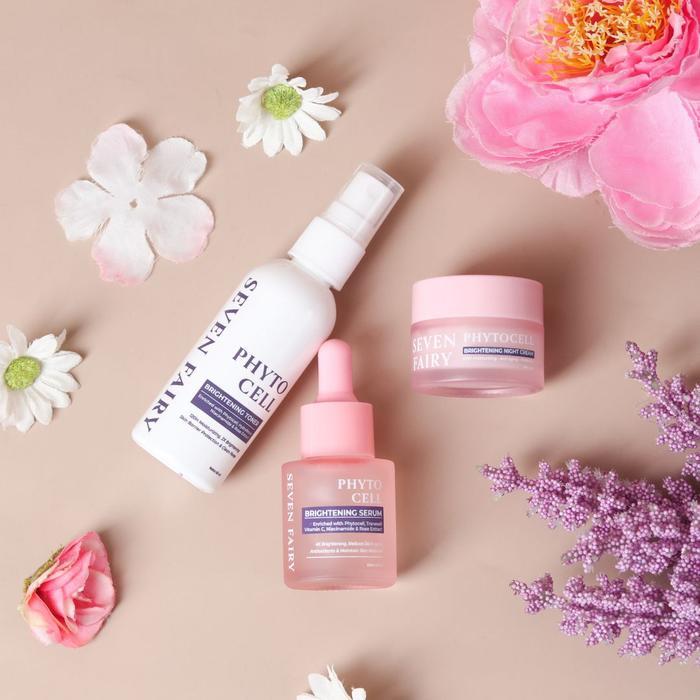 Seven Fairy BPOM Paket skincare set 3pcs Night Cream Toner Serum - SF TONER SERUM NIGHT CREAM