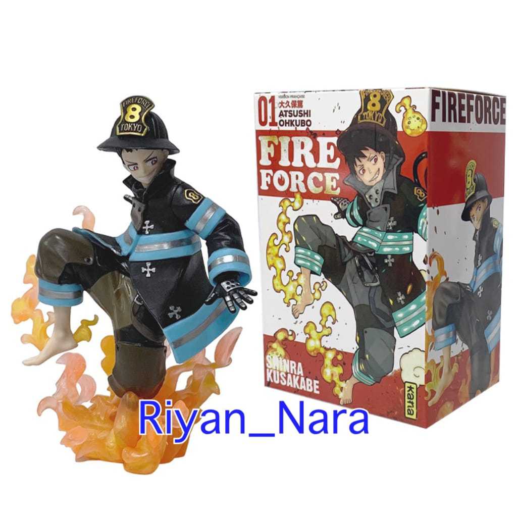 Action Mini Figure Anime Fire Force Shinra Kasukabe Riyan Nara