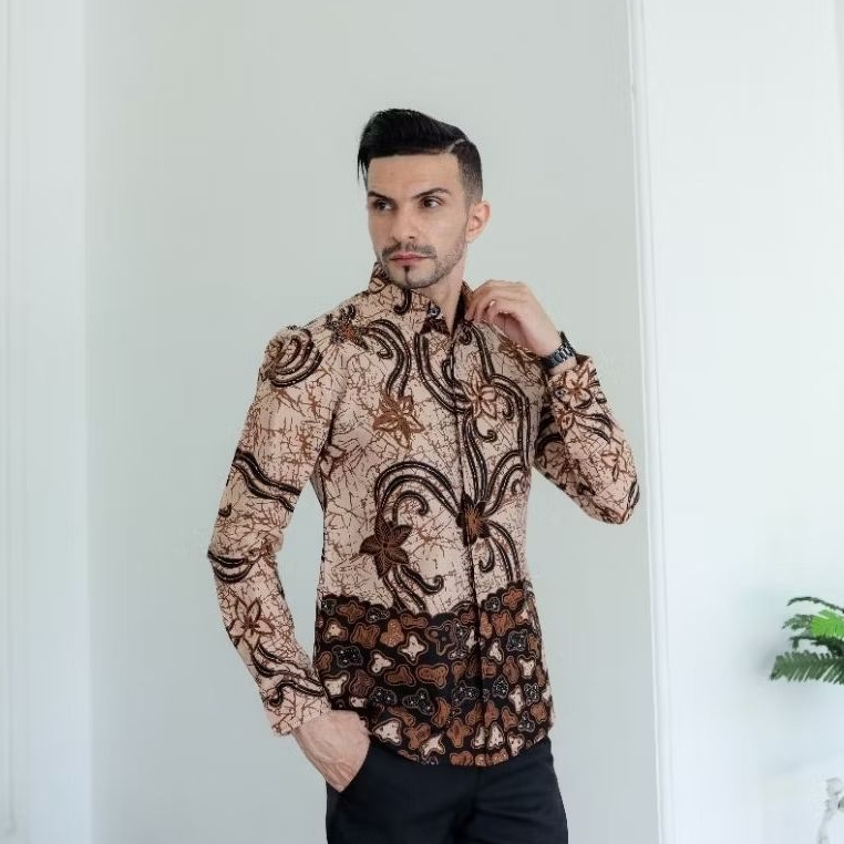 Kemeja batik Slimfit Motif Narayana Full Furing Erro Premium