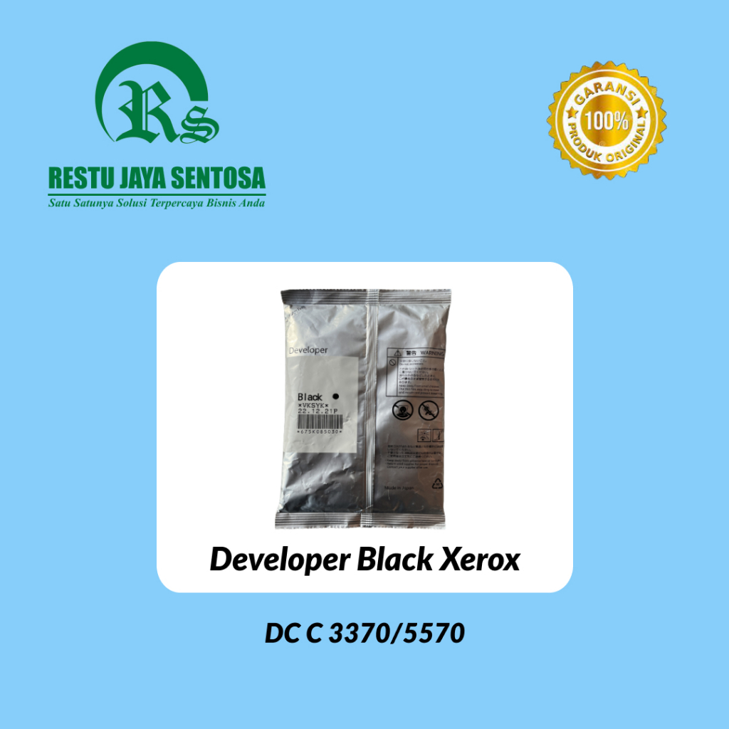 Sparepart Mesin Fotocopy Developer Warna Black Xerox DC C 3370/5570