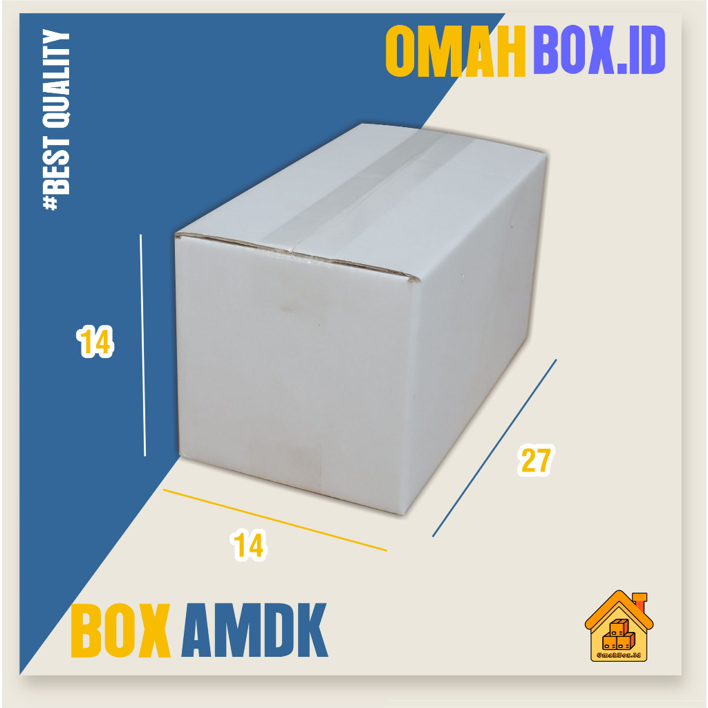 

Kardus box amdk putih 120ml x24 | 27x14x14 cm box air minum kemasan mineral