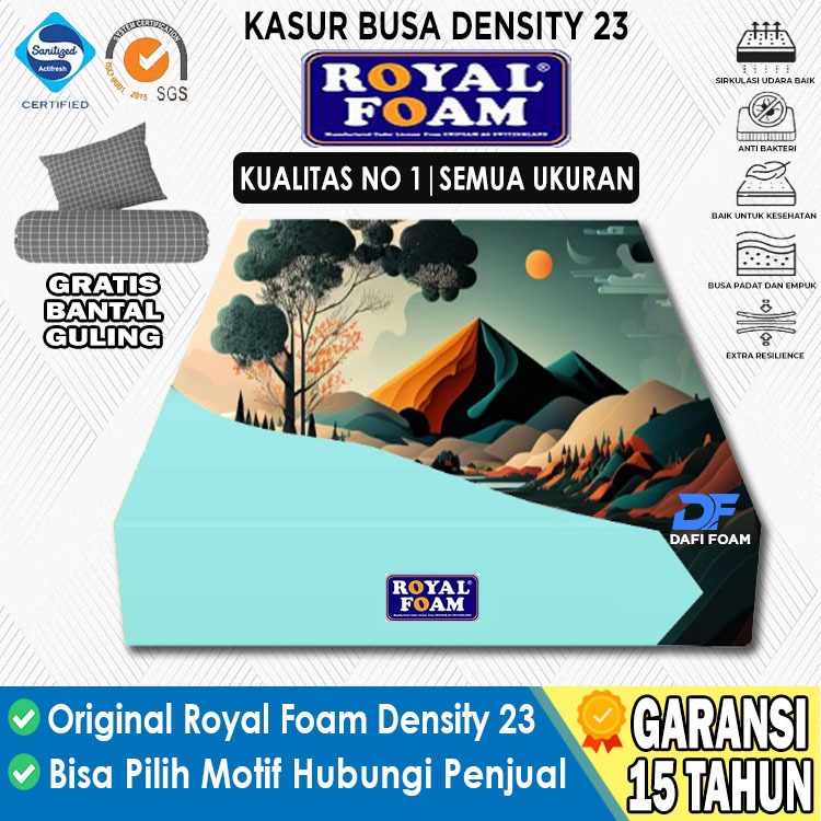 Kasur Busa Royal Foam Density 23 Original Garansi Resmi 15 Tahun Kualitas Nomor 1 Premium
