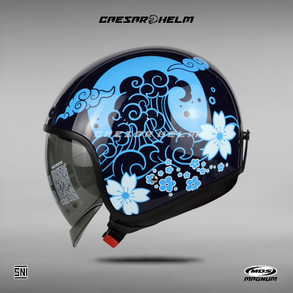 MDS Magnum #2 - Dark Blue/Blue - Helm Retro