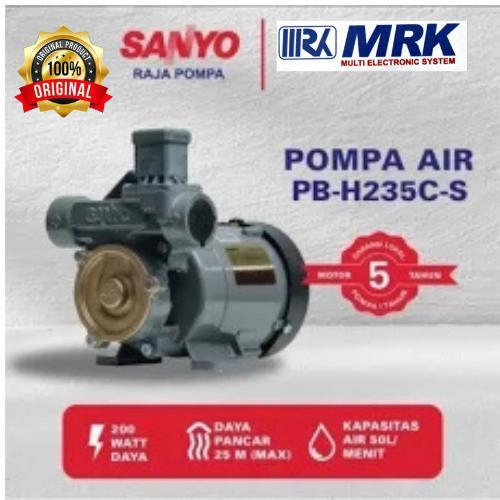 Pompa Air Sanyo PBH235C(S) Booster Pump Pompa Dorong Otomatis / Booster Pump Sanyo