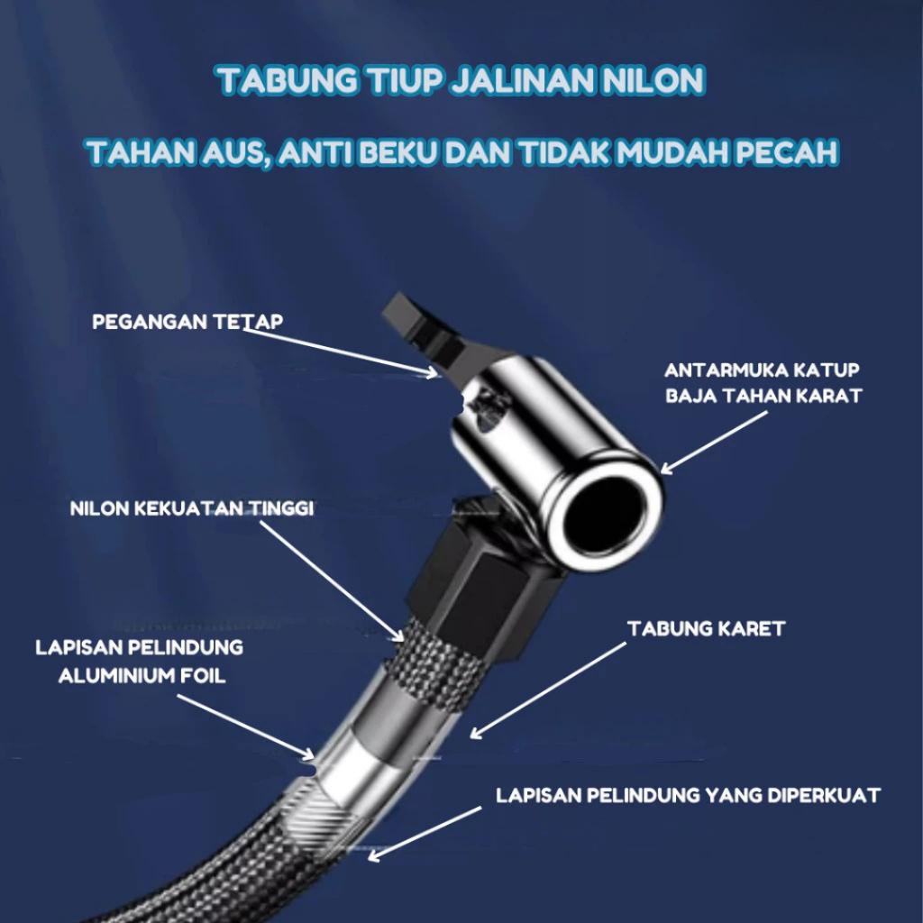 terbaru pompa ban elektrik portable motor & mobil & sepeda & bola digital usb